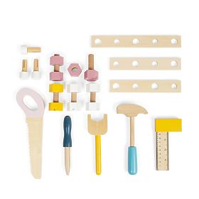 Bigjigs Toys Detský pracovný stôl s náradím, Bigjigs Toys