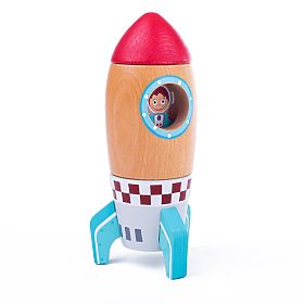 Bigjigs Toys Drevená raketa, Bigjigs Toys