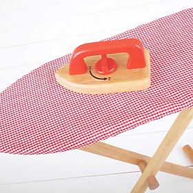 Bigjigs Toys Drevená žehliaca doska so žehličkou - poškodený obal