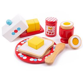 Bigjigs Toys Drevený set raňajky, Bigjigs Toys