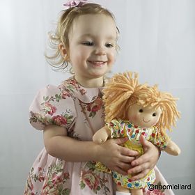 Bigjigs Toys Látková bábika Daisy 28 cm, Bigjigs Toys