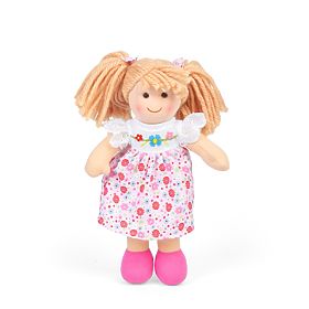 Bigjigs Toys Látková bábika Georgia - malá 25 cm, Bigjigs Toys