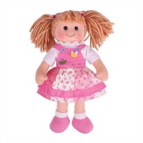 Bigjigs Toys Látková bábika Hayley 34 cm, Bigjigs Toys