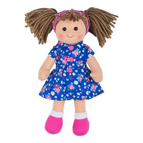 Bigjigs Toys Látková bábika Hollie 28 cm, Bigjigs Toys