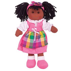 Bigjigs Toys Látková bábika Jessika 28 cm, Bigjigs Toys