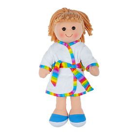 Bigjigs Toys Látková bábika Michelle 34 cm, Bigjigs Toys