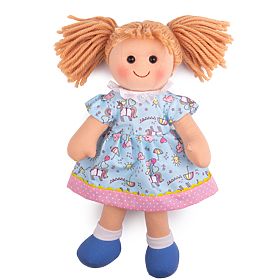 Bigjigs Toys Látková bábika Olivia 34 cm, Bigjigs Toys
