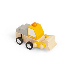 Bigjigs Toys Natiahnuteľné stavebné autíčko Bager, Bigjigs Toys