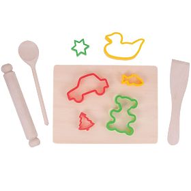 Bigjigs Toys Pečiaca sada s vykrajovačkami, Bigjigs Toys