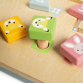 Bigjigs Toys Pracovný stôl so zatĺkačkou, Bigjigs Toys