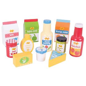 Bigjigs Toys Sada čerstvých potravín, Bigjigs Toys