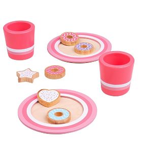 Bigjigs Toys Sada na sušienky s mliekom, Bigjigs Toys