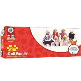 Bigjigs Toys Set rodinky do domčeka