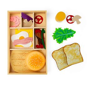 Bigjigs Toys Súprava lahôdok v krabičke, Bigjigs Toys