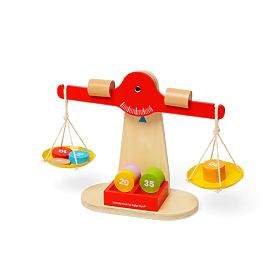 Bigjigs Toys Váha s vyvažovacím závažím, Bigjigs Toys