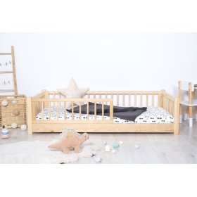 Detská nízka posteľ Montessori Ourbaby prírodná, Ourbaby