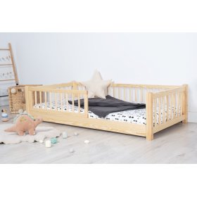 Detská nízka posteľ Montessori Ourbaby prírodná, Ourbaby