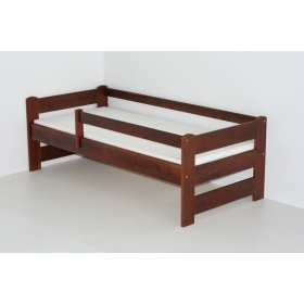 Detská posteľ Woody so zábranou - orech, Ourbaby®