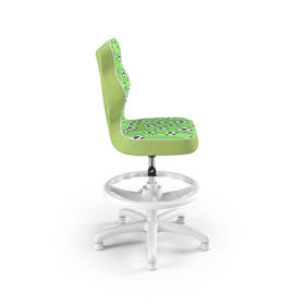 Detská ergonomická stolička k písaciemu stolu upravená na výšku 119-142 cm - futbalové lopty, ENTELO