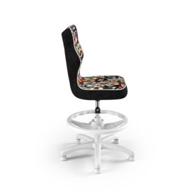 Detská ergonomická stolička k písaciemu stolu upravená na výšku 119-142 cm - zvieratká, ENTELO