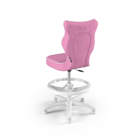 Detská ergonomická stolička k písaciemu stolu upravená na výšku 119-142 cm - ružová, ENTELO
