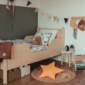 Detská drevená posteľ VINTAGE - prírodná, ScandiRoom