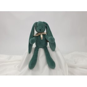 Velúrová hračka Králiček 35 cm - zelený