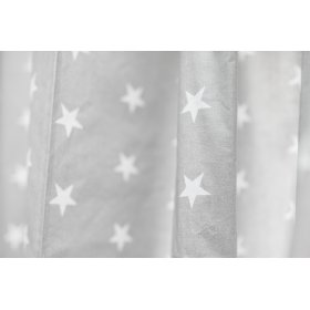 Detské závesy - šedé s bielymi hviezdičkami 18, Dom-Dekor