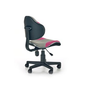 Detská otočná stolička FLASH - ružová, Halmar