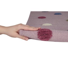 Detský koberec s guličkami - ružový, LIVONE