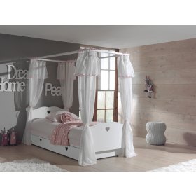 Detská posteľ Amori s nebesami 200x90 cm