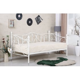 Detská kovová posteľ Sumatra 200x90 cm - biela, Halmar