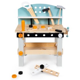 Detský drevený pracovný ponk, EcoToys