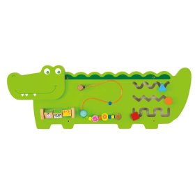 Vzdelávacie hračka na stenu - Krokodíl