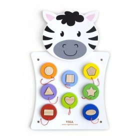 Vzdelávacie nástenná hračka - Zebra, Viga
