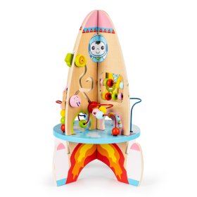 Multifunkčný vzdelávacie drevená raketa 8v1, EcoToys