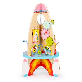 Multifunkčný vzdelávacie drevená raketa 8v1, EcoToys