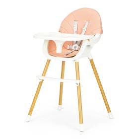 Jedálenská stolička Molly 2v1 - lososová, EcoToys