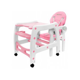 Jedálenská stolička Pinky 3v1, EcoToys