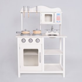 Drevená kuchynka Meggie s príslušenstvom, EVA TOYS