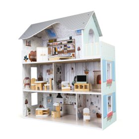 Drevený domček pre bábiky Emma, EcoToys