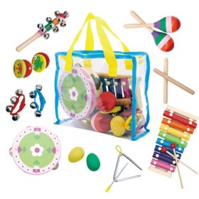 Súprava 14 hudobných nástrojov, EcoToys