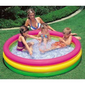 Farebný nafukovací bazén pre deti, INTEX