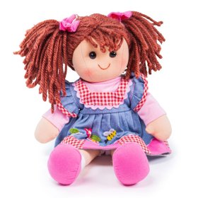 Bigjigs Toys Látková bábika Melody 34 cm, Bigjigs Toys
