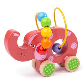 Bigjigs Baby Motorický labyrint slon, Bigjigs Toys