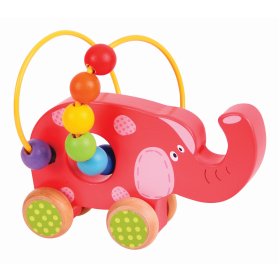 Bigjigs Baby Motorický labyrint slon, Bigjigs Toys