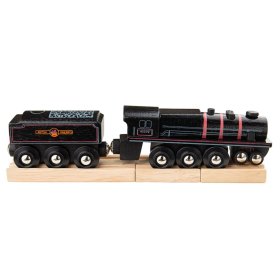 Bigjigs Rail Drevená replika lokomotívy Black 5 engine, Bigjigs Rail