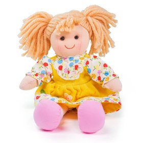 Bigjigs Toys Látková bábika Daisy 28 cm, Bigjigs Toys