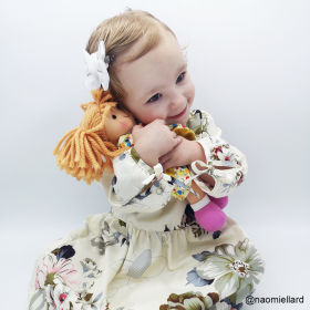 Bigjigs Toys Látková bábika Daisy 28 cm, Bigjigs Toys