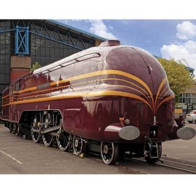 Bigjigs Rail replika lokomotívy Duchess of Hamilton + 3 koľaje, Bigjigs Rail